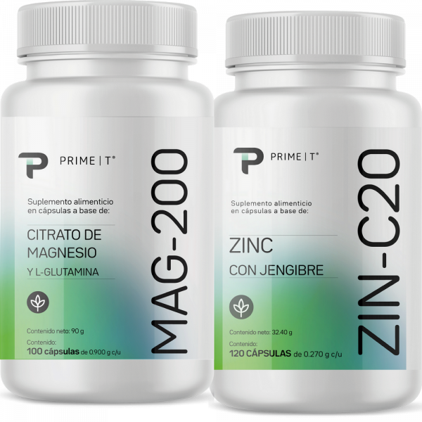 Magnesio MAG-200 y Zinc ZIN-C20