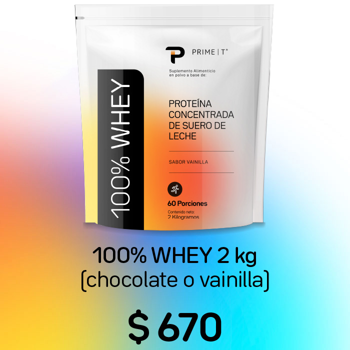 Proteína 100% Whey 2 kg precio especial